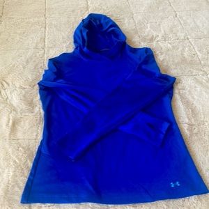 Under Armor Cold Gear Hoodie Bright blue